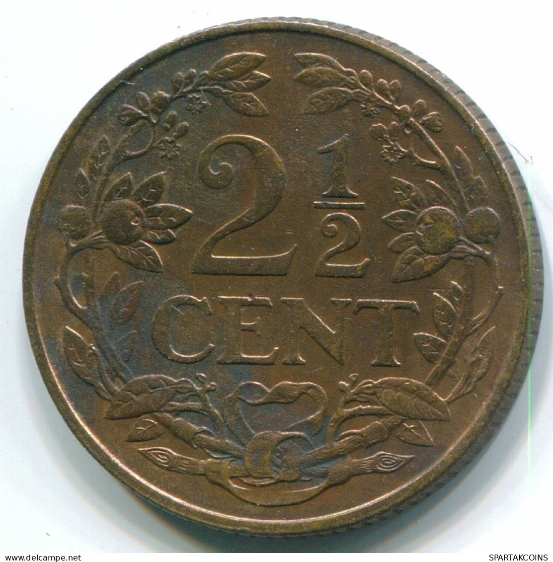 2 1/2 CENT 1965 CURACAO Netherlands Bronze Colonial Coin #S10210.U.A - Curacao