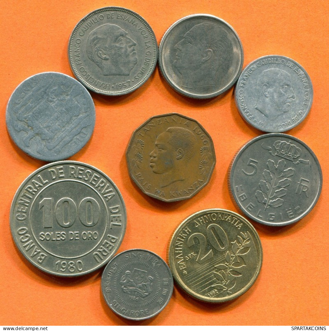 Collection MUNDO Moneda Lote Mixto Diferentes PAÍSES Y REGIONES #L10192.1.E.A - Autres & Non Classés