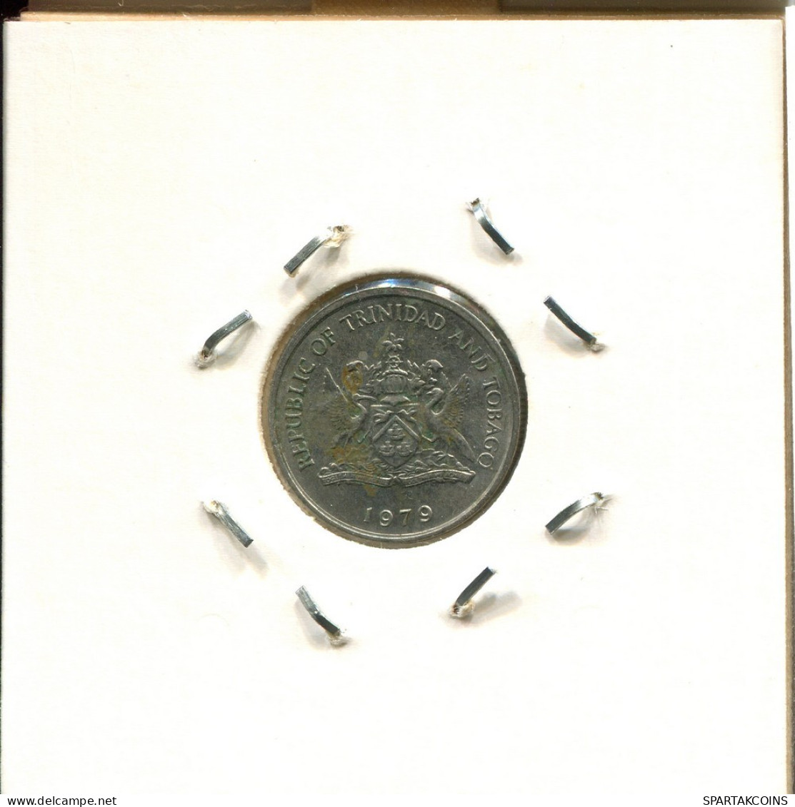 10 CENTS 1979 TRINIDAD AND TOBAGO Münze #BA124.D.A - Trinidad En Tobago