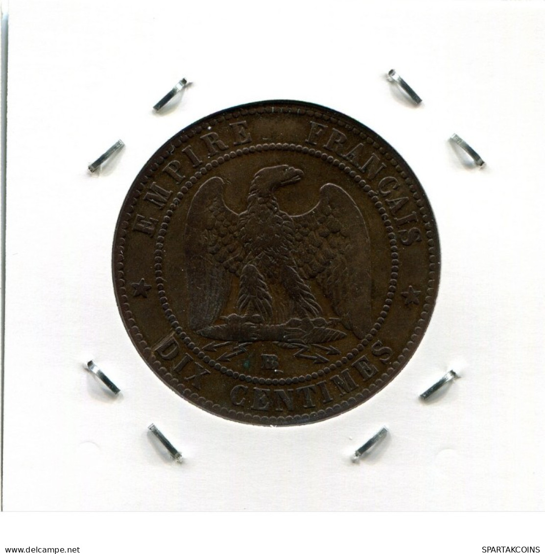 10 CENTIMES 1854 BB FRANCIA FRANCE Napoleon III Moneda #AN048.E.A - 10 Centimes