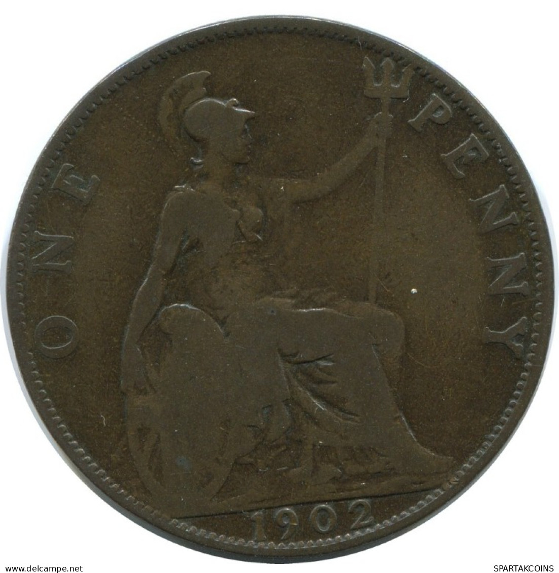 PENNY 1920 UK GRANDE-BRETAGNE GREAT BRITAIN Pièce #AG858.1.F.A - D. 1 Penny