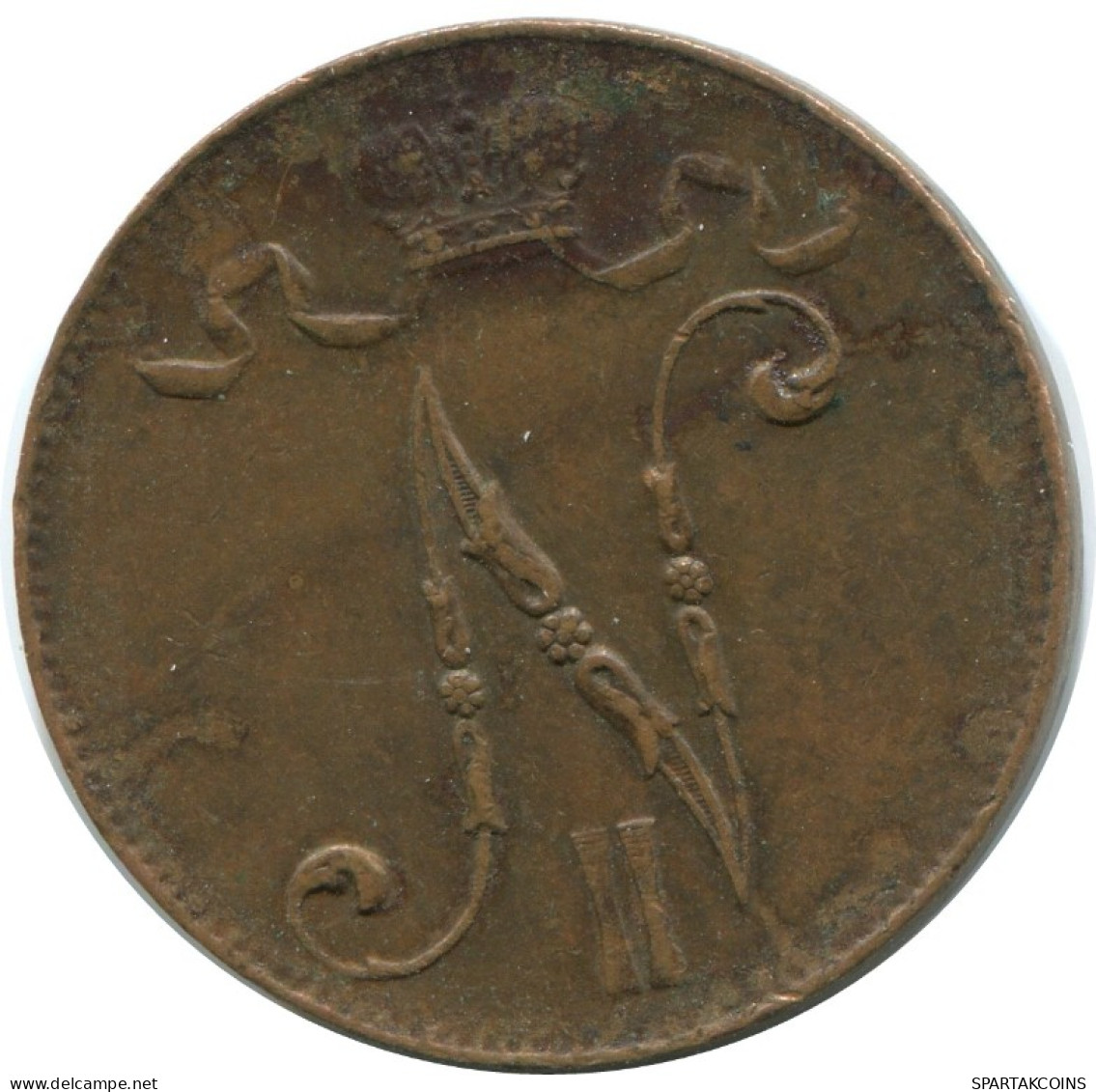 5 PENNIA 1916 FINLAND Coin RUSSIA EMPIRE #AB265.5.U.A - Finlande