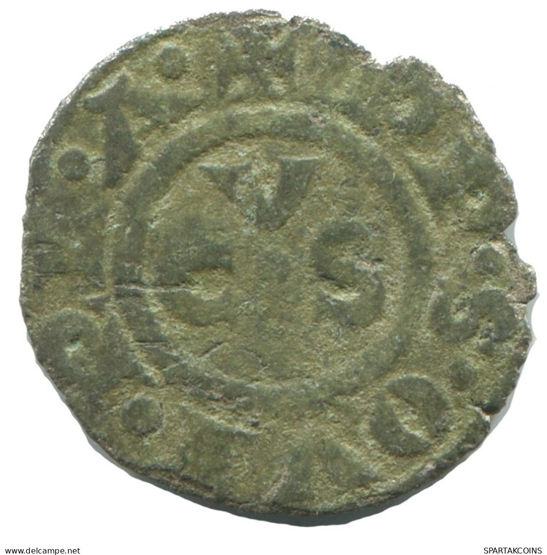 CRUSADER CROSS Authentic Original MEDIEVAL EUROPEAN Coin 0.5g/15mm #AC131.8.E.A - Andere - Europa