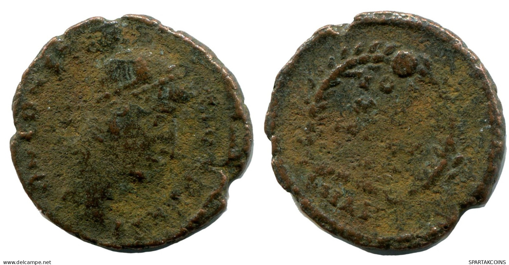 CONSTANTIUS II MINTED IN ALEKSANDRIA FOUND IN IHNASYAH HOARD #ANC10276.14.D.A - The Christian Empire (307 AD Tot 363 AD)