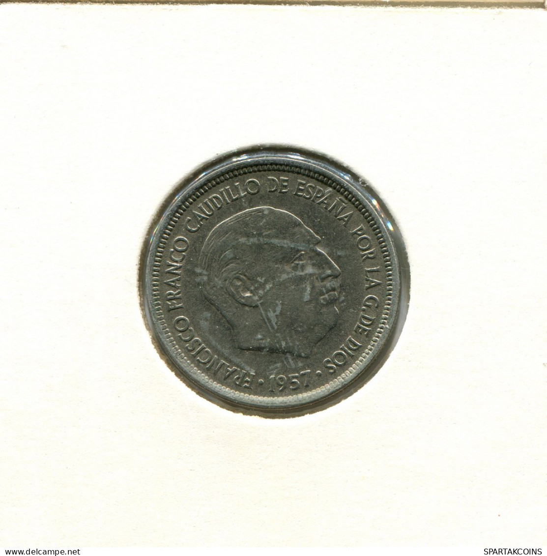 5 PESETAS 1957 ESPAÑA Moneda SPAIN #AZ994.E.A - 5 Pesetas