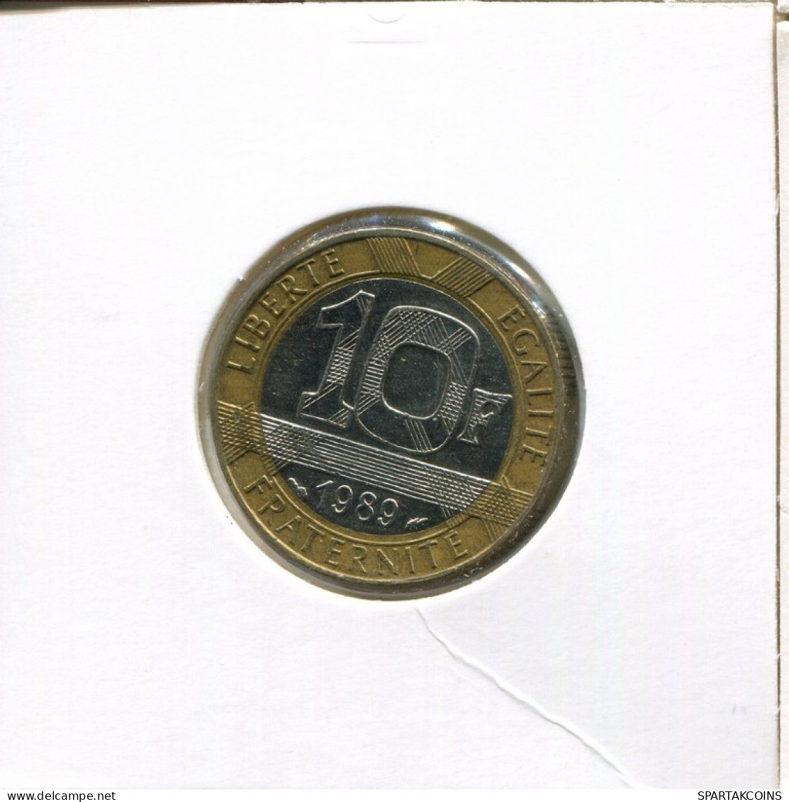 10 FRANCS 1989 FRANCIA FRANCE Moneda BIMETALLIC Moneda #AK848.E.A - 10 Francs