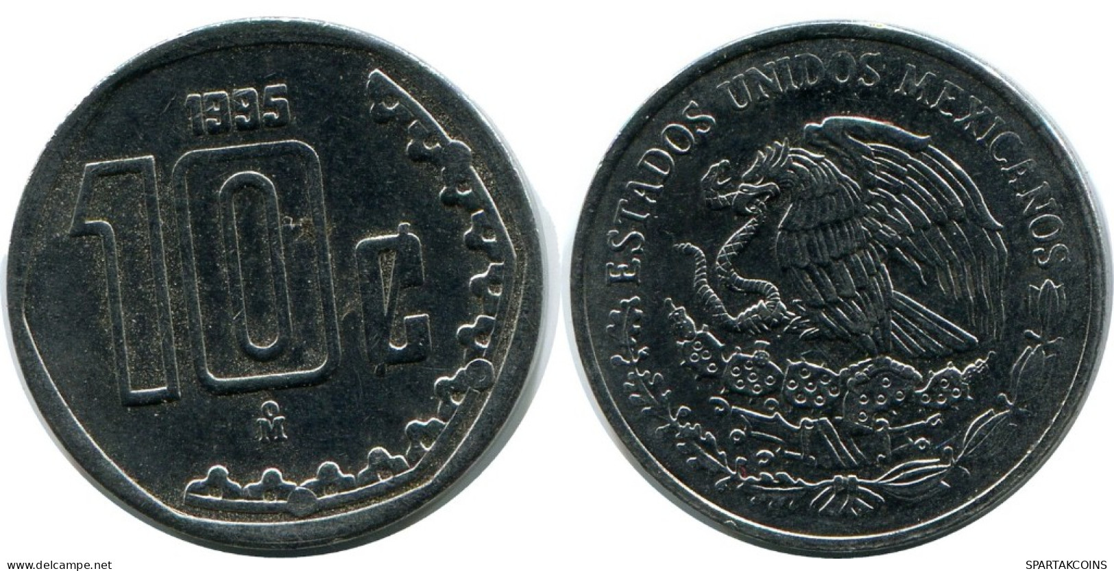 10 CENTAVOS 1995 MEXICO Coin #AH409.5.U.A - Messico