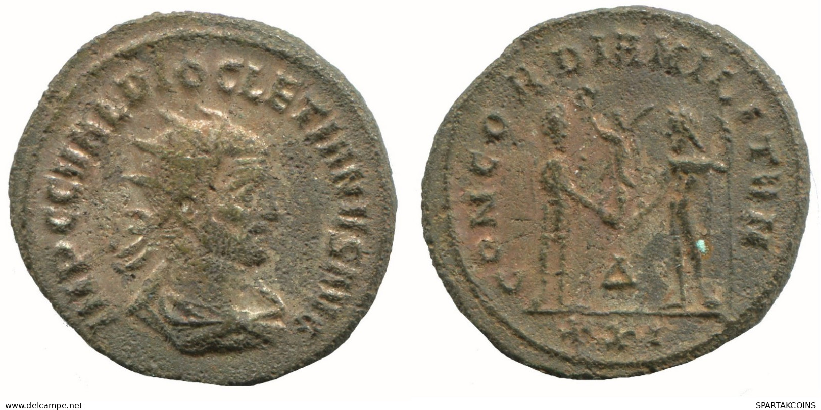 DIOCLETIAN ANTONINIANUS Cyzicus Δ/xxi AD306 Concord 4.8g/21mm #NNN1731.18.D.A - The Tetrarchy (284 AD To 307 AD)