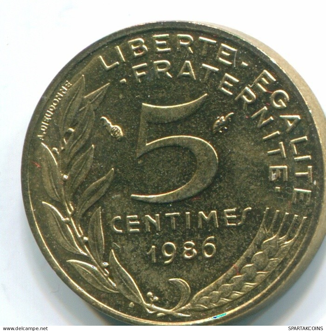 5 CENTIMES 1986 FRANCE Pièce UNC #FR1241.1.F.A - 5 Centimes