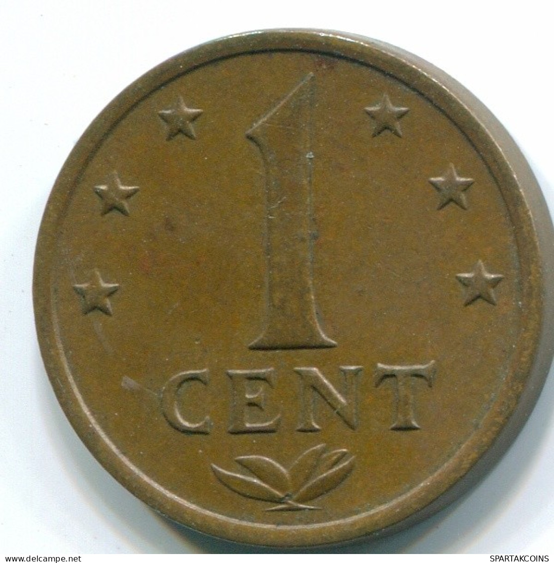 1 CENT 1970 ANTILLES NÉERLANDAISES Bronze Colonial Pièce #S10598.F.A - Antilles Néerlandaises