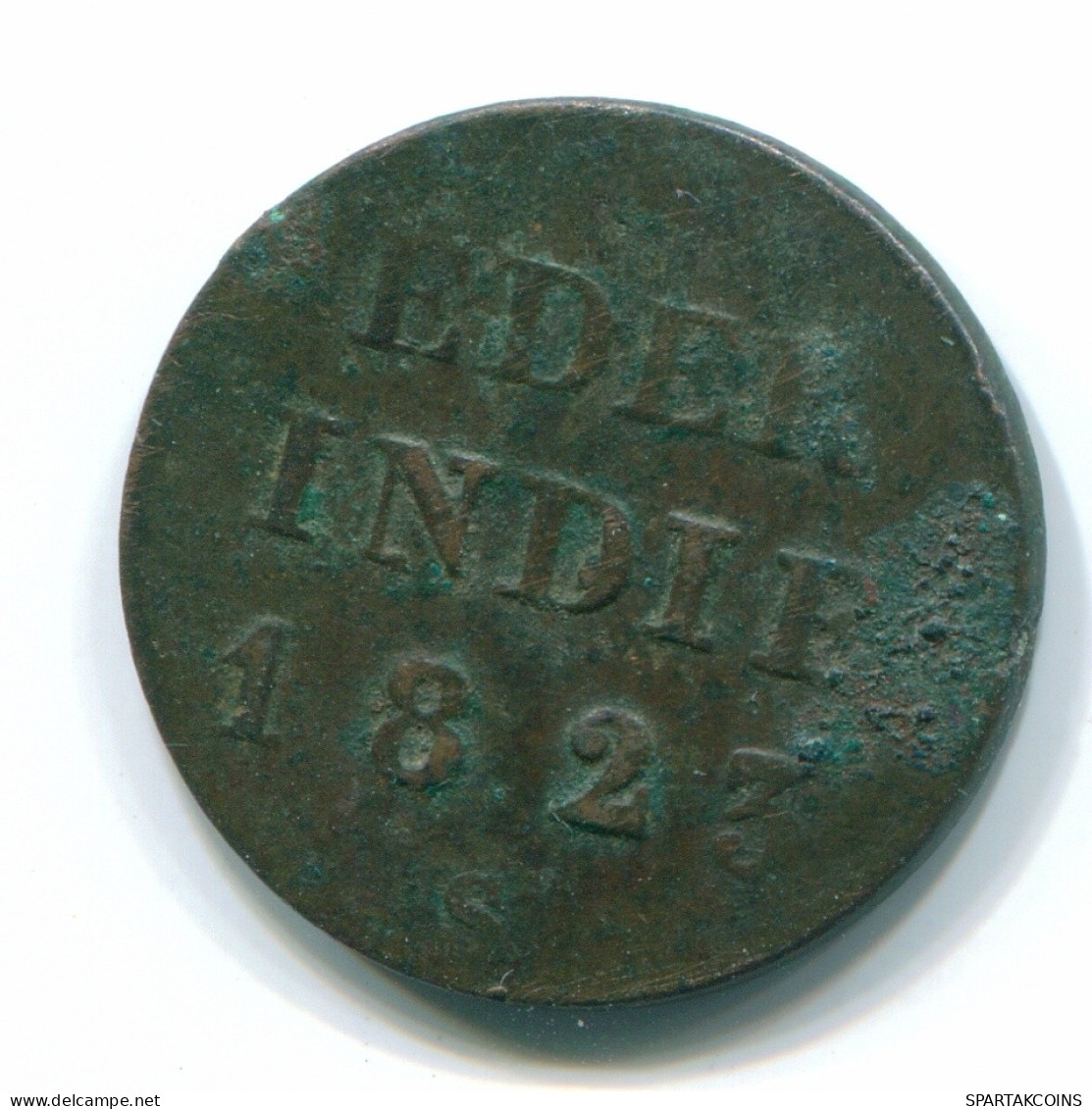 1/4 STUIVER 1823 SUMATRA NIEDERLANDE OSTINDIEN Copper Koloniale Münze #S11661.D.A - Dutch East Indies
