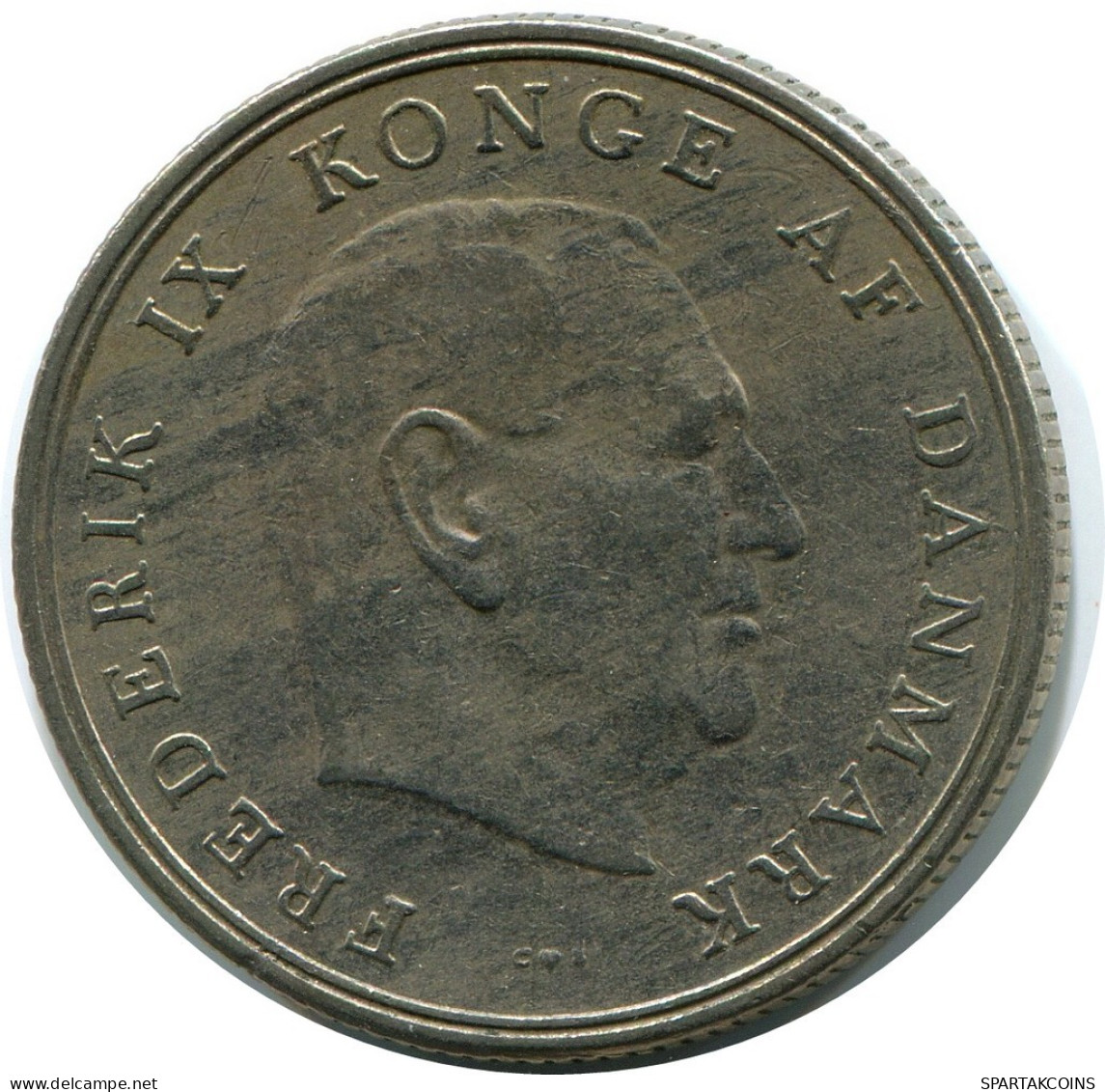 1 KRONE 1962 DINAMARCA DENMARK Moneda #AZ380.E.A - Danemark