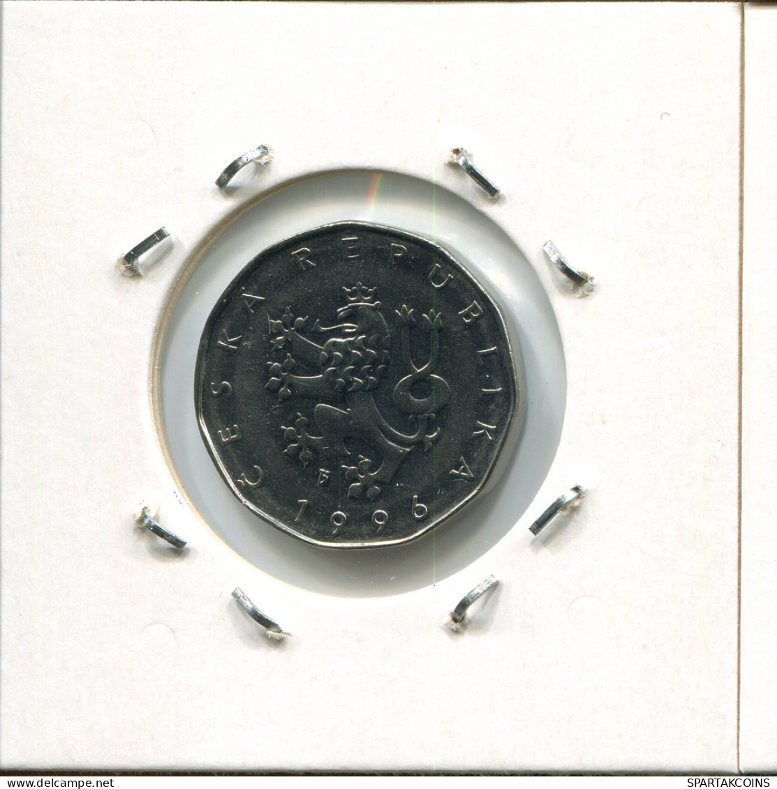 2 KORUN 1996 TSCHECHIEN CZECH REPUBLIC Münze #AP754.2.D.A - Tschechische Rep.
