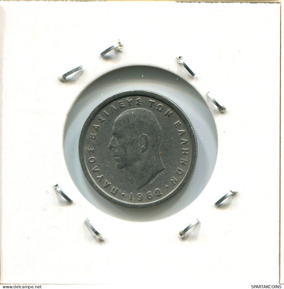 1 DRACHMA 1962 GRIECHENLAND GREECE Münze #AW558.D.A - Griechenland