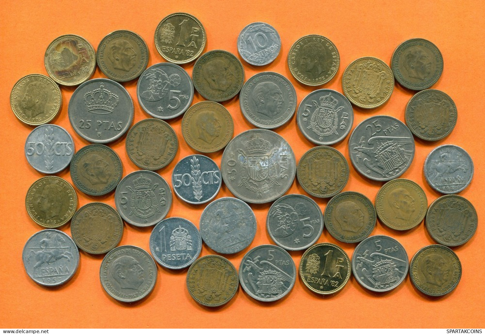 ESPAÑA Moneda SPAIN SPANISH Moneda Collection Mixed Lot #L10267.2.E.A - Other & Unclassified