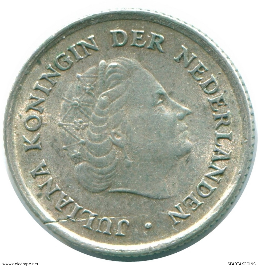 1/10 GULDEN 1962 NETHERLANDS ANTILLES SILVER Colonial Coin #NL12367.3.U.A - Antilles Néerlandaises