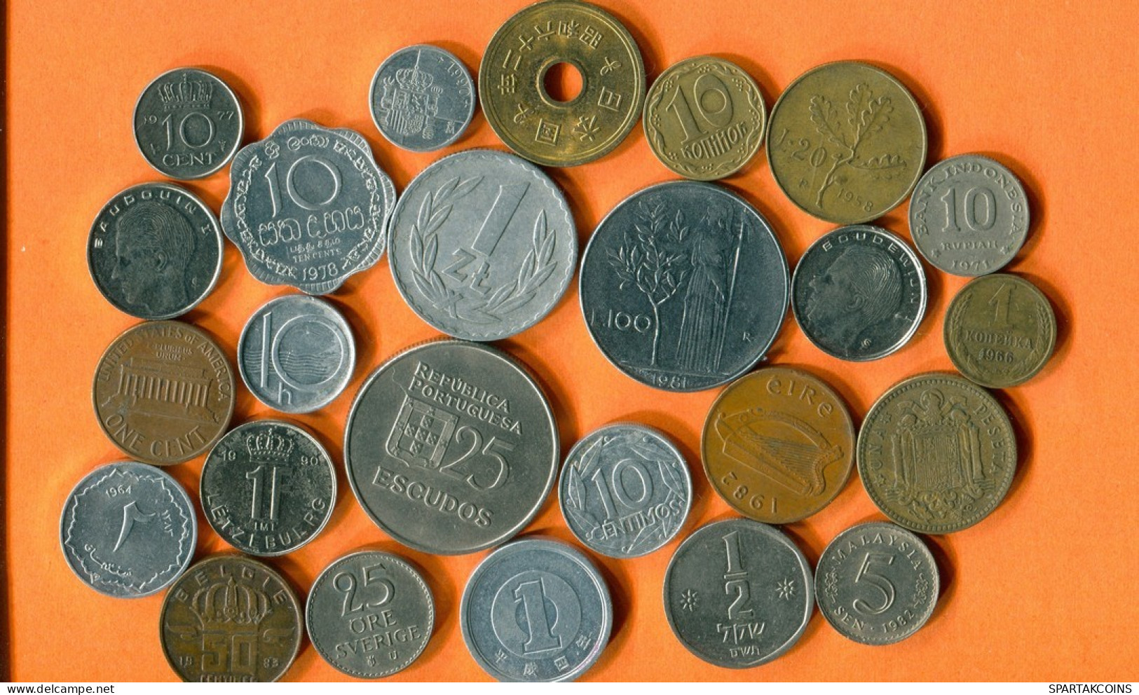Collection MUNDO Moneda Lote Mixto Diferentes PAÍSES Y REGIONES #L10001.2.E.A - Other & Unclassified