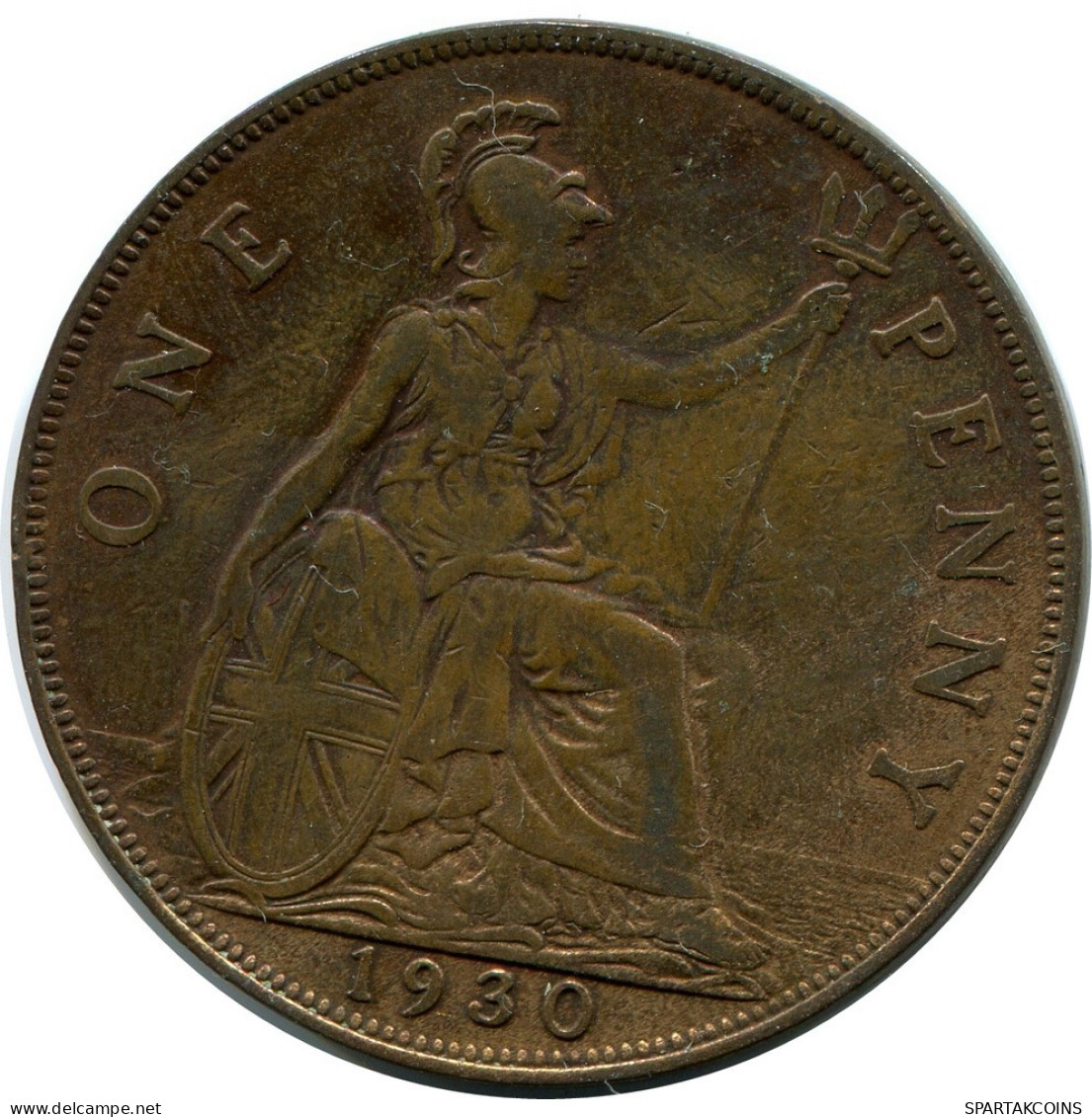 PENNY 1930 UK GREAT BRITAIN Coin #AZ718.U.A - D. 1 Penny