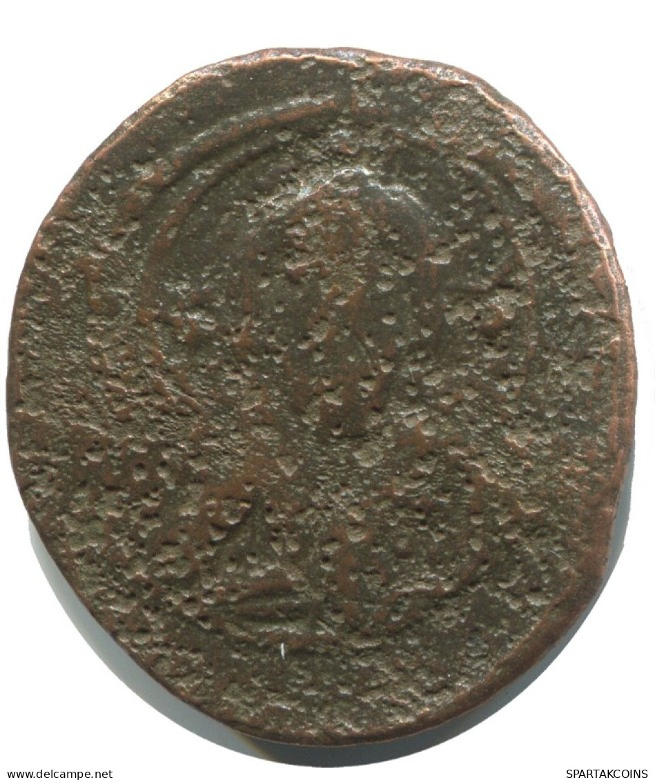 JESUS CHRIST ANONYMOUS FOLLIS Antiguo BYZANTINE Moneda 3.9g/26mm #AB315.9.E.A - Byzantium