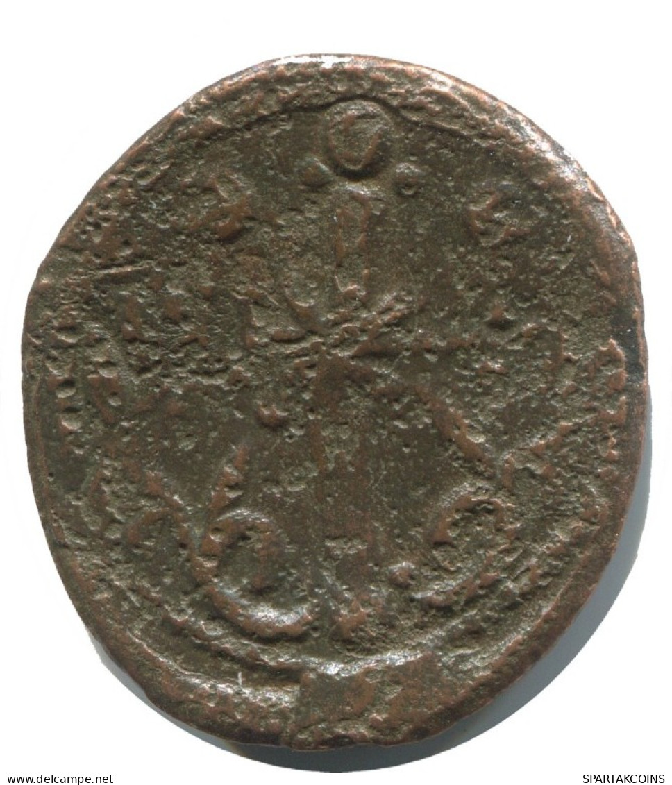 JESUS CHRIST ANONYMOUS FOLLIS Antiguo BYZANTINE Moneda 3.9g/26mm #AB315.9.E.A - Byzantinische Münzen