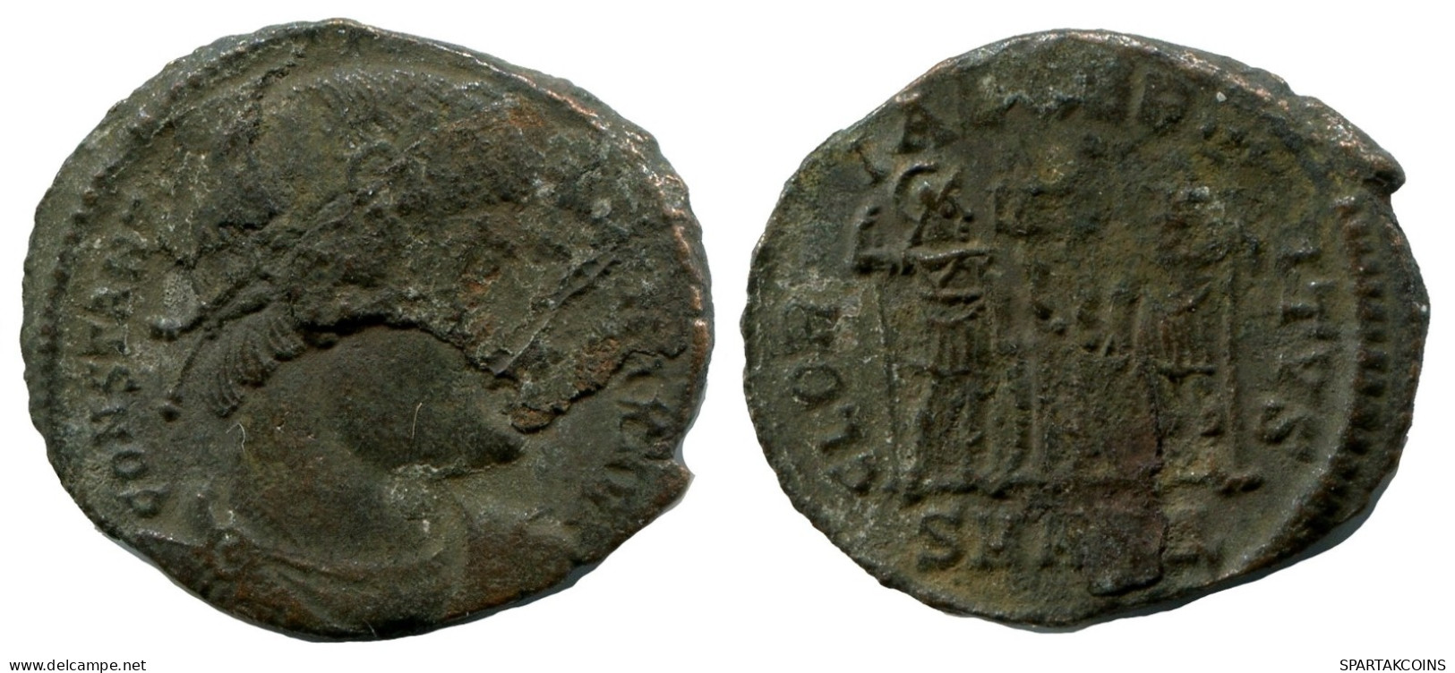 CONSTANTINE I MINTED IN ANTIOCH FROM THE ROYAL ONTARIO MUSEUM #ANC10699.14.D.A - Der Christlischen Kaiser (307 / 363)
