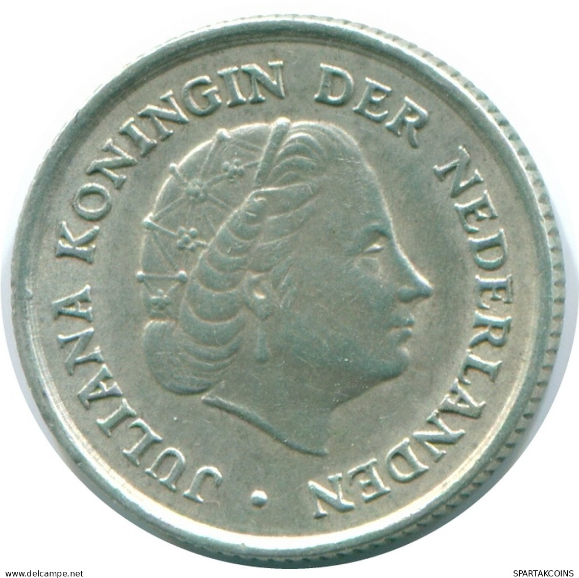 1/10 GULDEN 1963 ANTILLAS NEERLANDESAS PLATA Colonial Moneda #NL12530.3.E.A - Antilles Néerlandaises