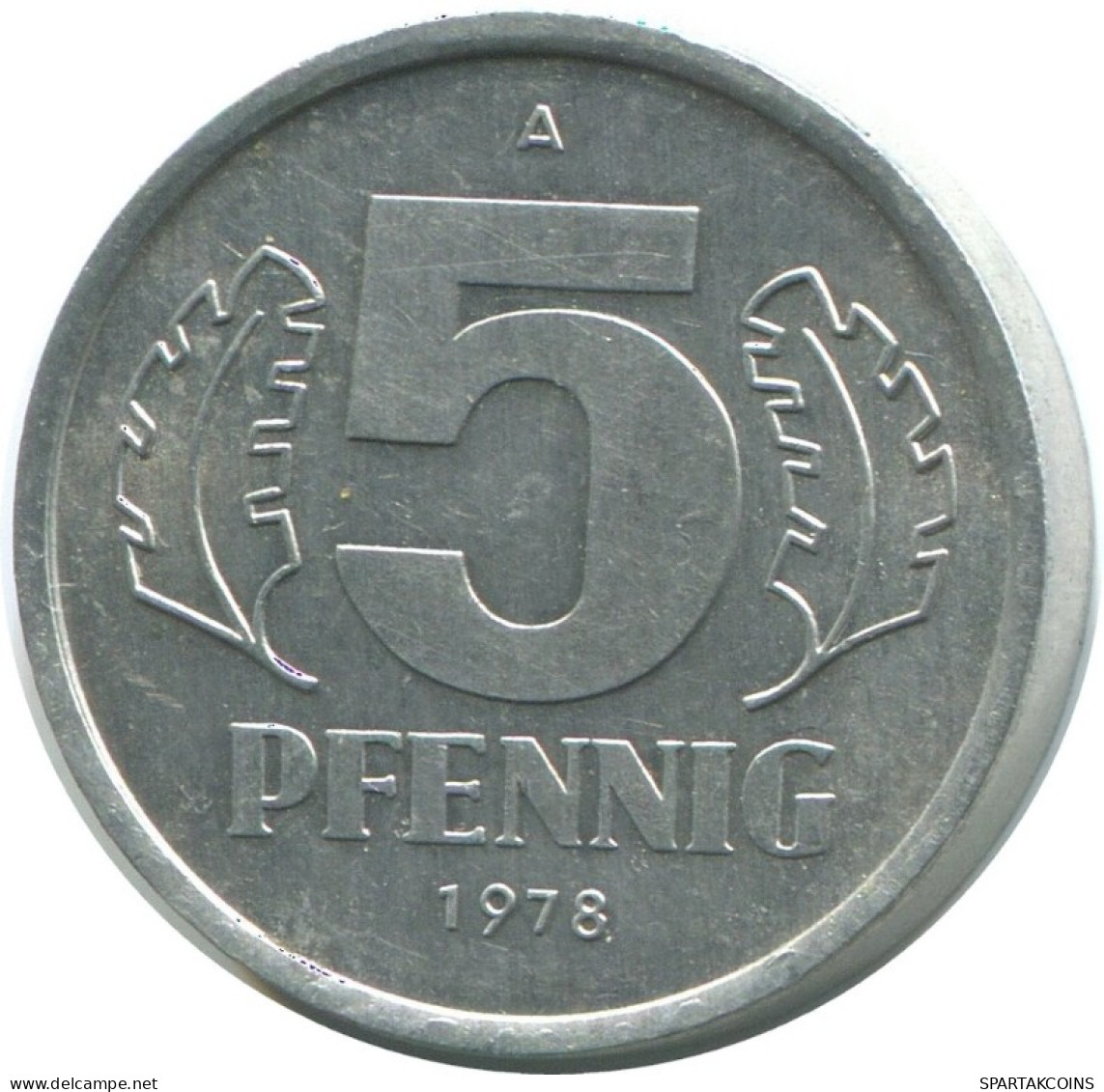 5 PFENNIG 1978 A DDR EAST DEUTSCHLAND Münze GERMANY #AD999.D.A - 5 Pfennig