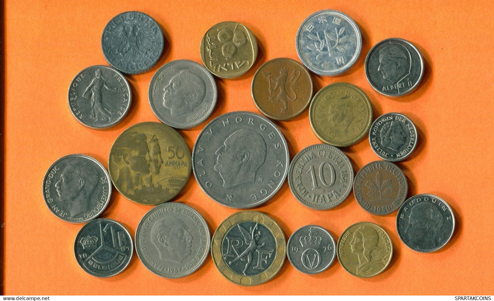 Collection MUNDO Moneda Lote Mixto Diferentes PAÍSES Y REGIONES #L10077.2.E.A - Autres & Non Classés