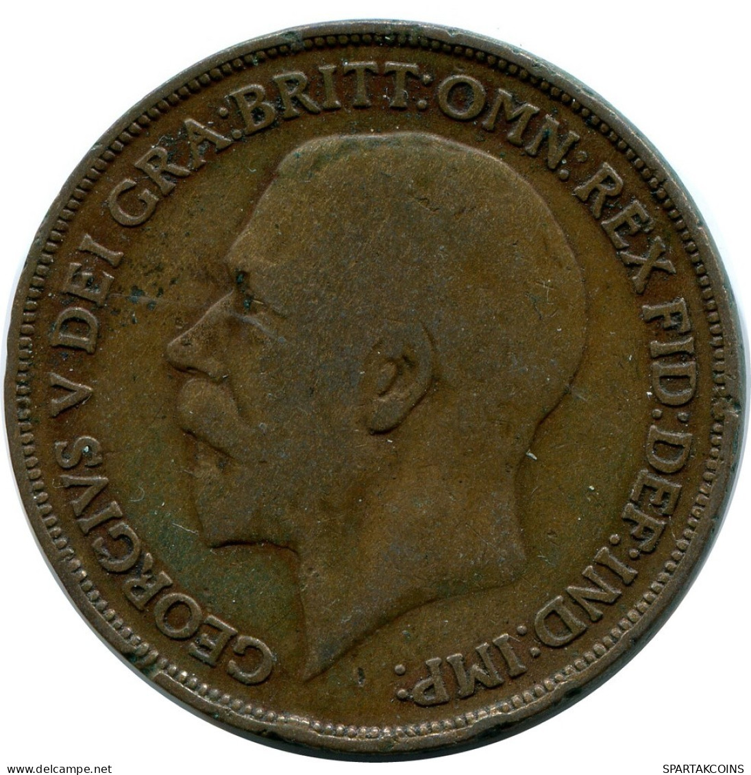 PENNY 1915 UK GREAT BRITAIN Coin #BB009.U.A - D. 1 Penny