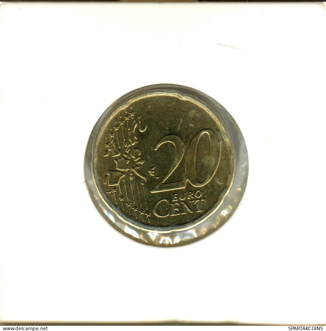 20 EURO CENTS 2002 GRECIA GREECE Moneda #EU182.E.A - Greece