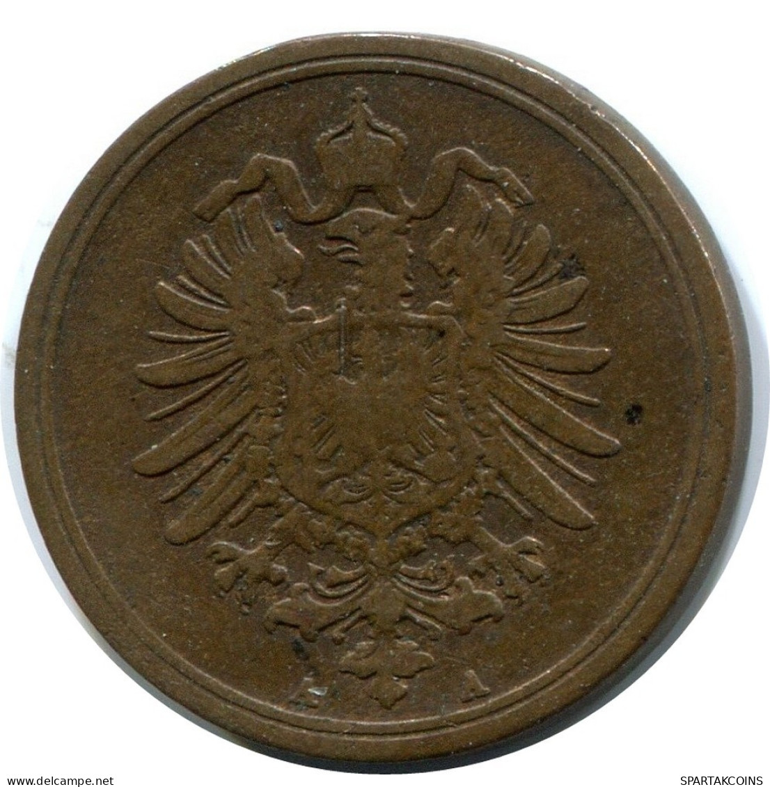 1 PFENNIG 1889 A ALLEMAGNE Pièce GERMANY #DA763.F.A - 1 Pfennig