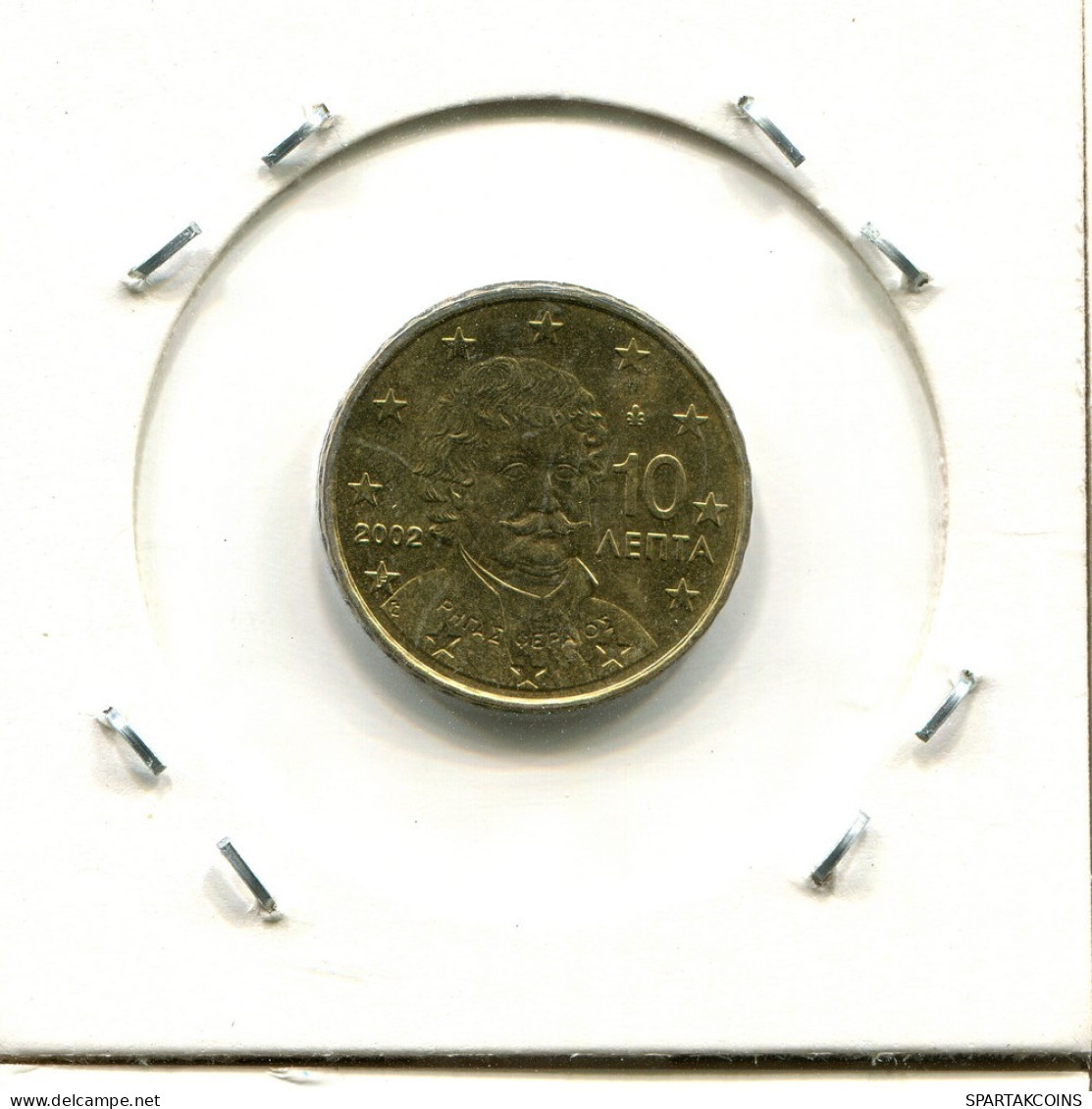 10 EURO CENT 2002 GREECE Coin #AS451.U.A - Griechenland