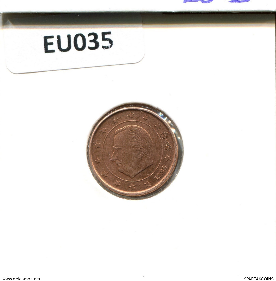 1 EURO CENT 1999 BELGIQUE BELGIUM Pièce #EU035.F.A - België
