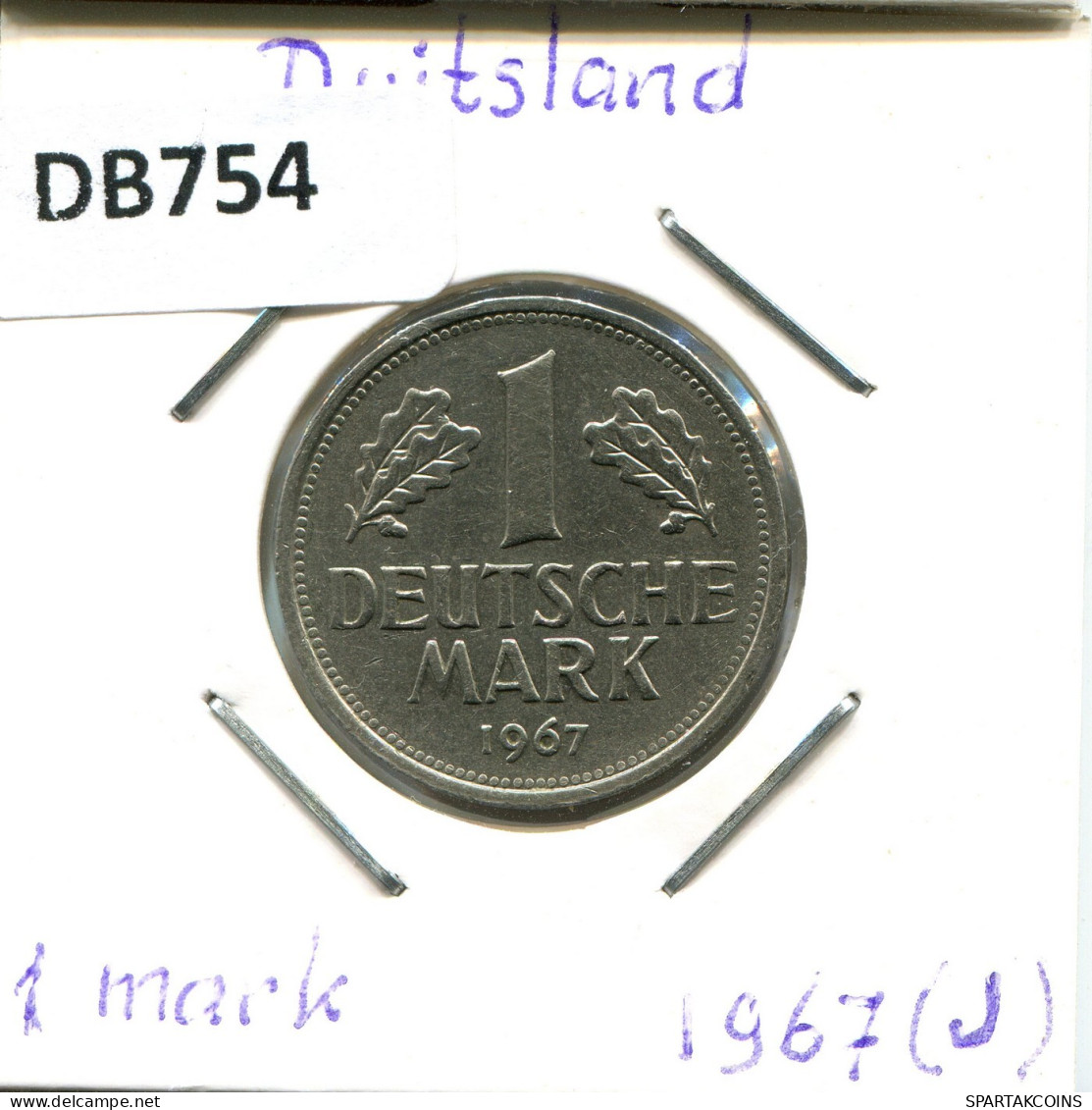 1 DM 1967 J BRD DEUTSCHLAND Münze GERMANY #DB754.D.A - 1 Mark