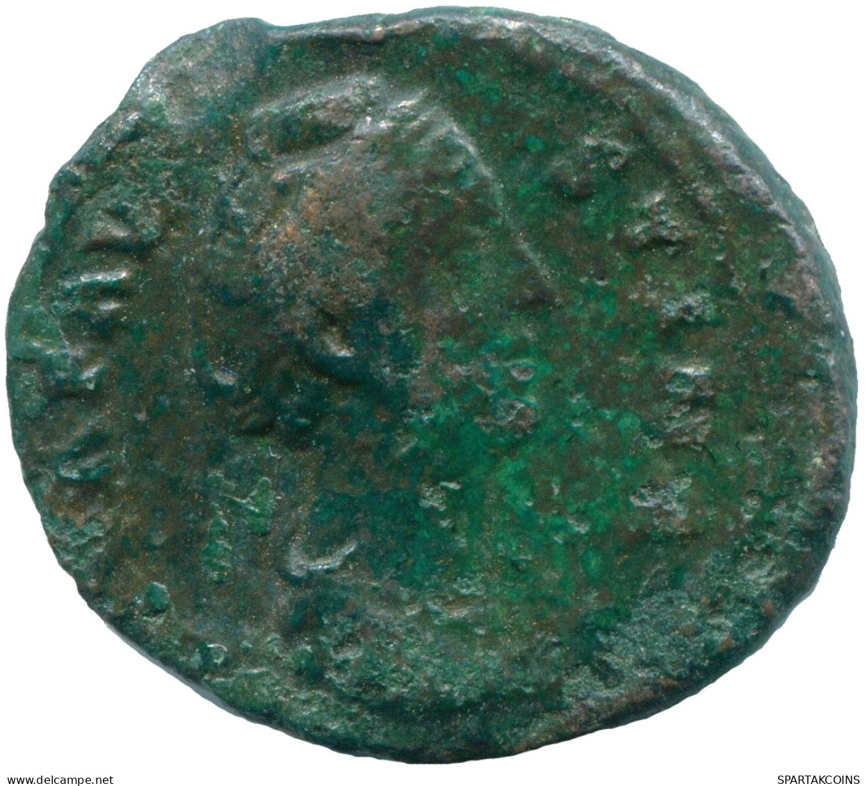 DIVA FAUSTINA I AE AS TEMPLE WITH STATUE 8.71g/28.17mm #ANC13503.66.E.A - La Dinastia Antonina (96 / 192)