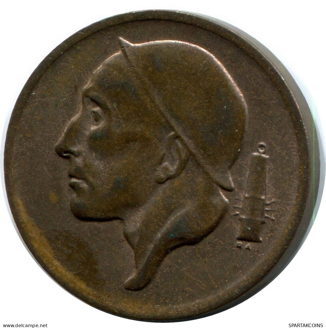 50 CENTIMES 1975 FRENCH Text BÉLGICA BELGIUM Moneda #AW918.E.A - 50 Cent
