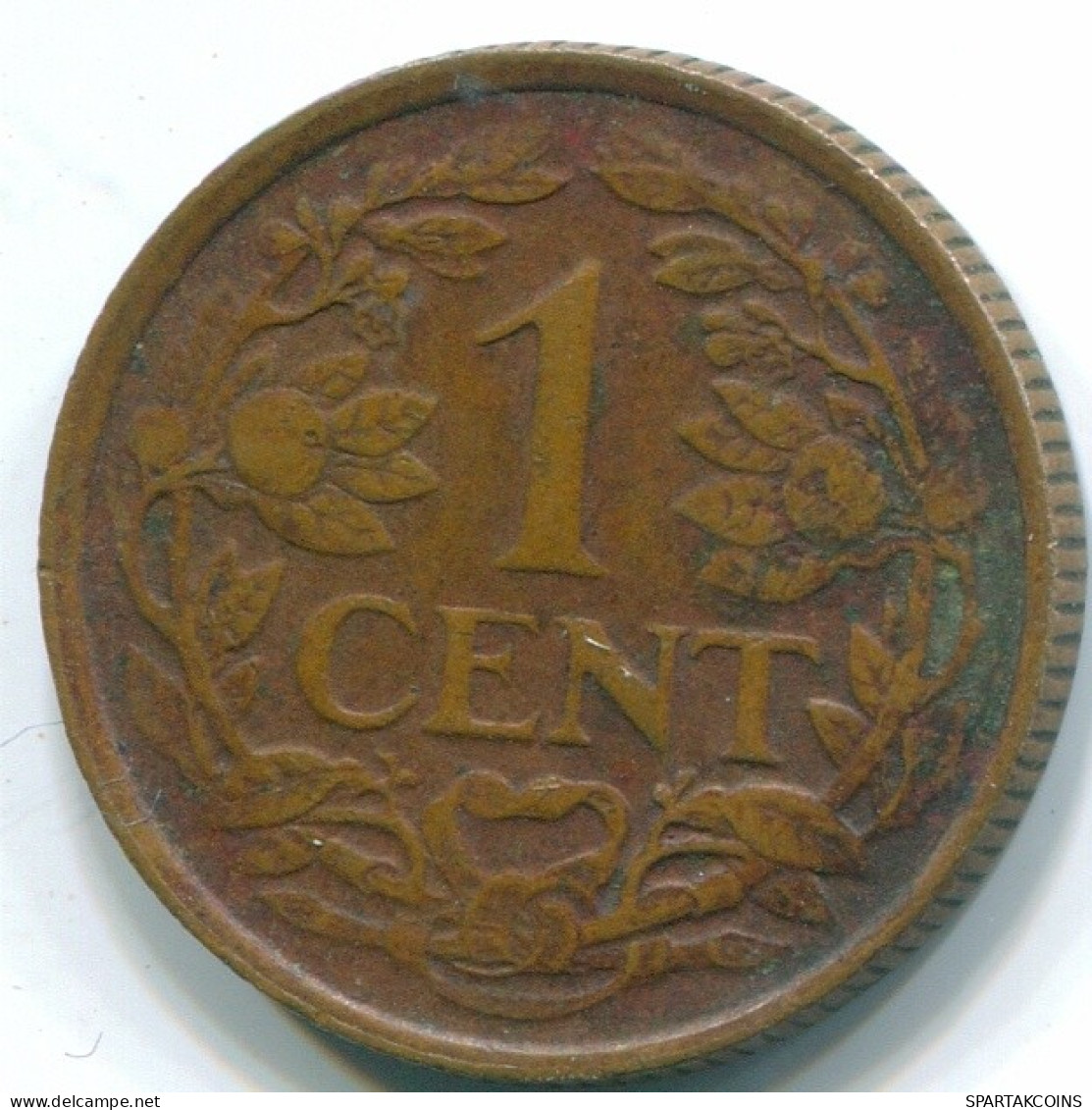 1 CENT 1959 NETHERLANDS ANTILLES Bronze Fish Colonial Coin #S11048.U.A - Antilles Néerlandaises