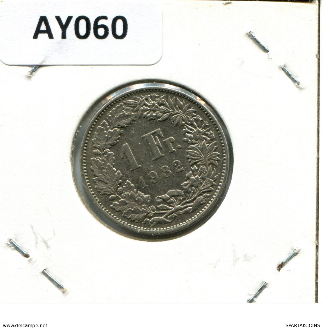 1 FRANC 1982 SWITZERLAND Coin #AY060.3.U.A - Sonstige & Ohne Zuordnung