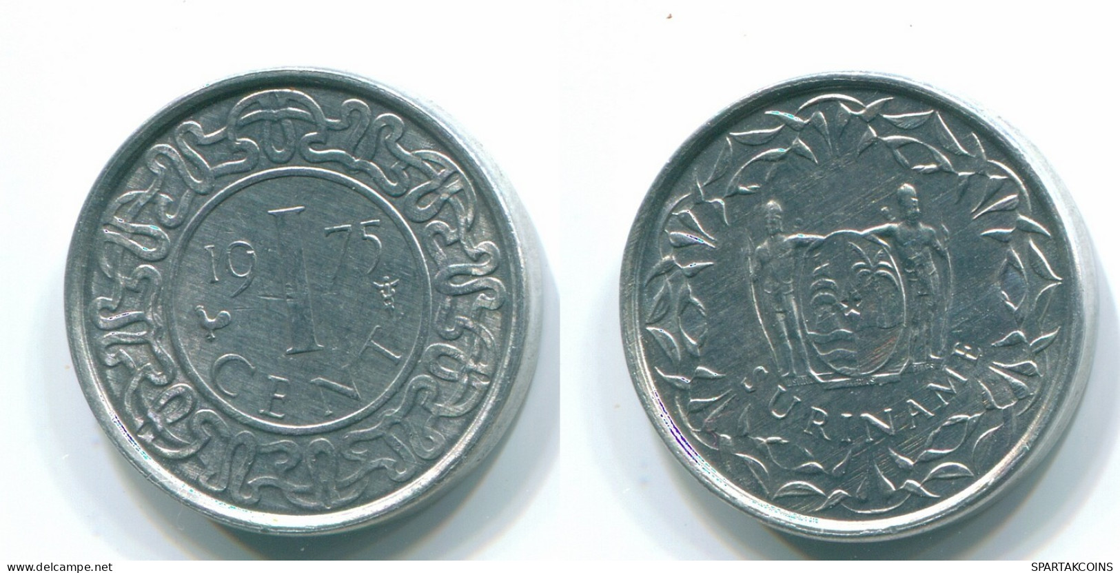 1 CENT 1975 SURINAME NEERLANDÉS NETHERLANDS Aluminium Colonial Moneda #S11398.E.A - Surinam 1975 - ...