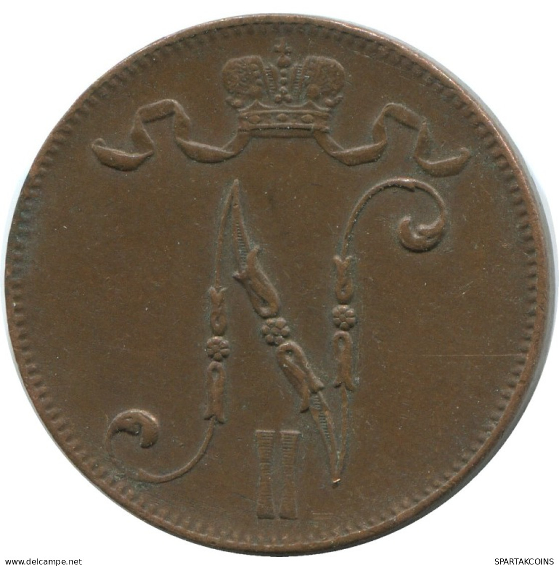 5 PENNIA 1916 FINLAND Coin RUSSIA EMPIRE #AB140.5.U.A - Finnland