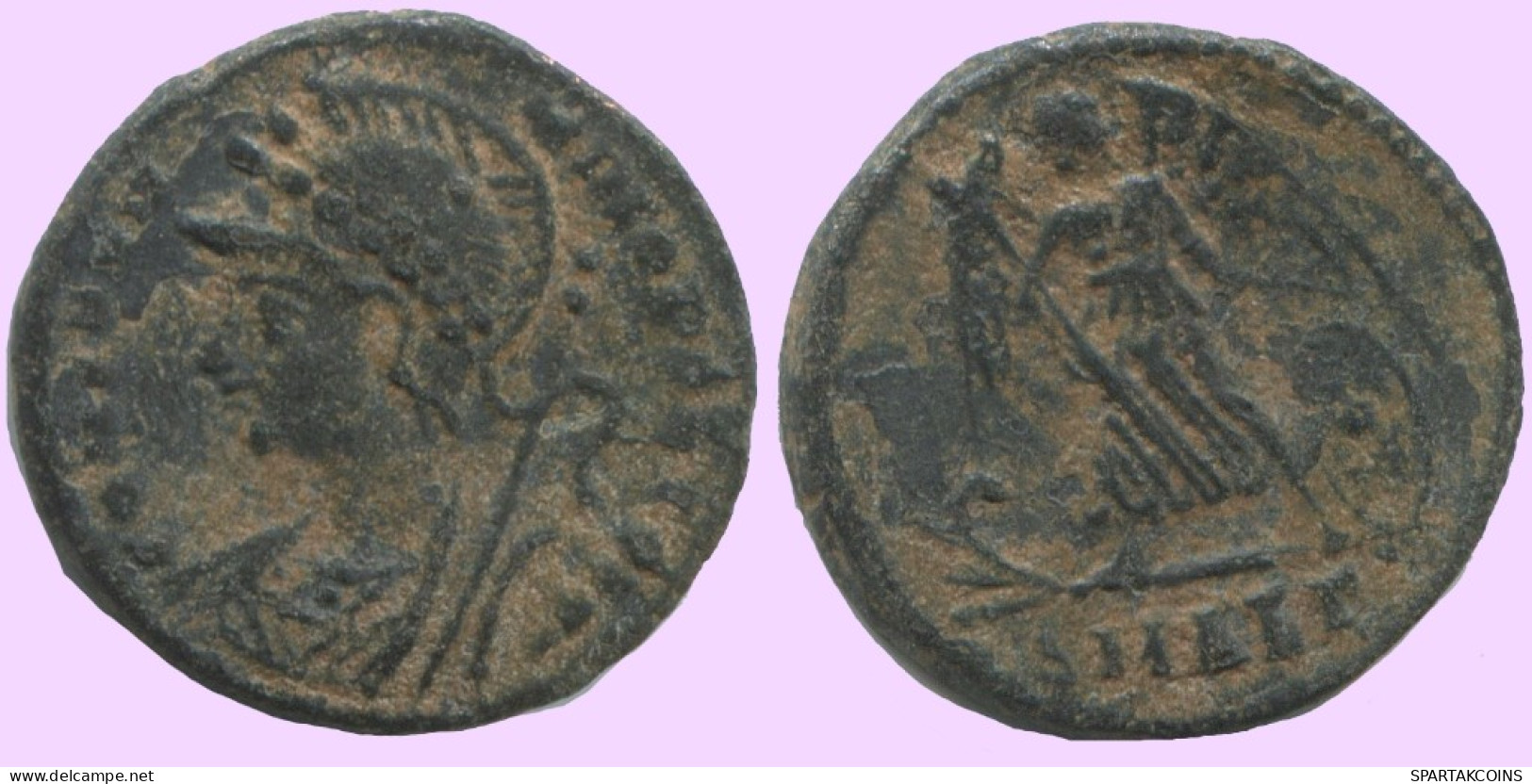 Authentische Antike Spätrömische Münze RÖMISCHE Münze 1.8g/16mm #ANT2440.14.D.A - The End Of Empire (363 AD Tot 476 AD)