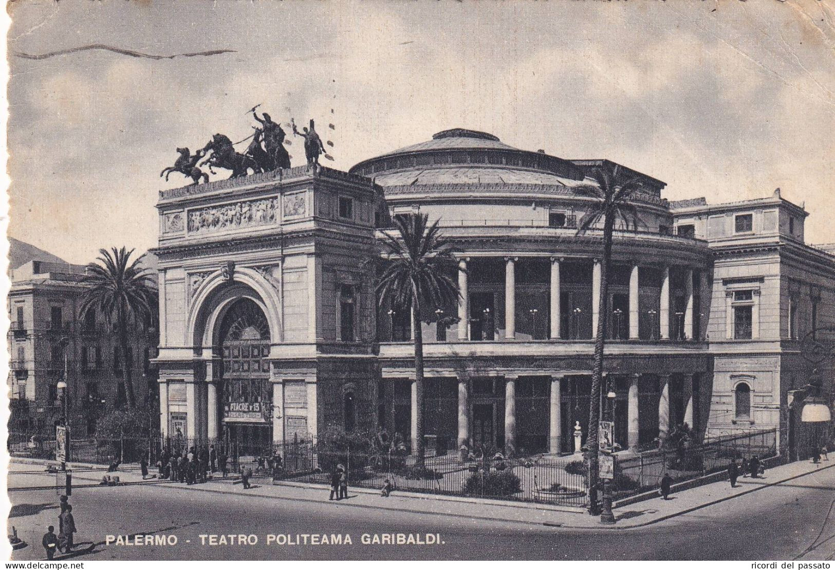 Cartolina Palermo - Teatro Politeama Garibaldi - Palermo