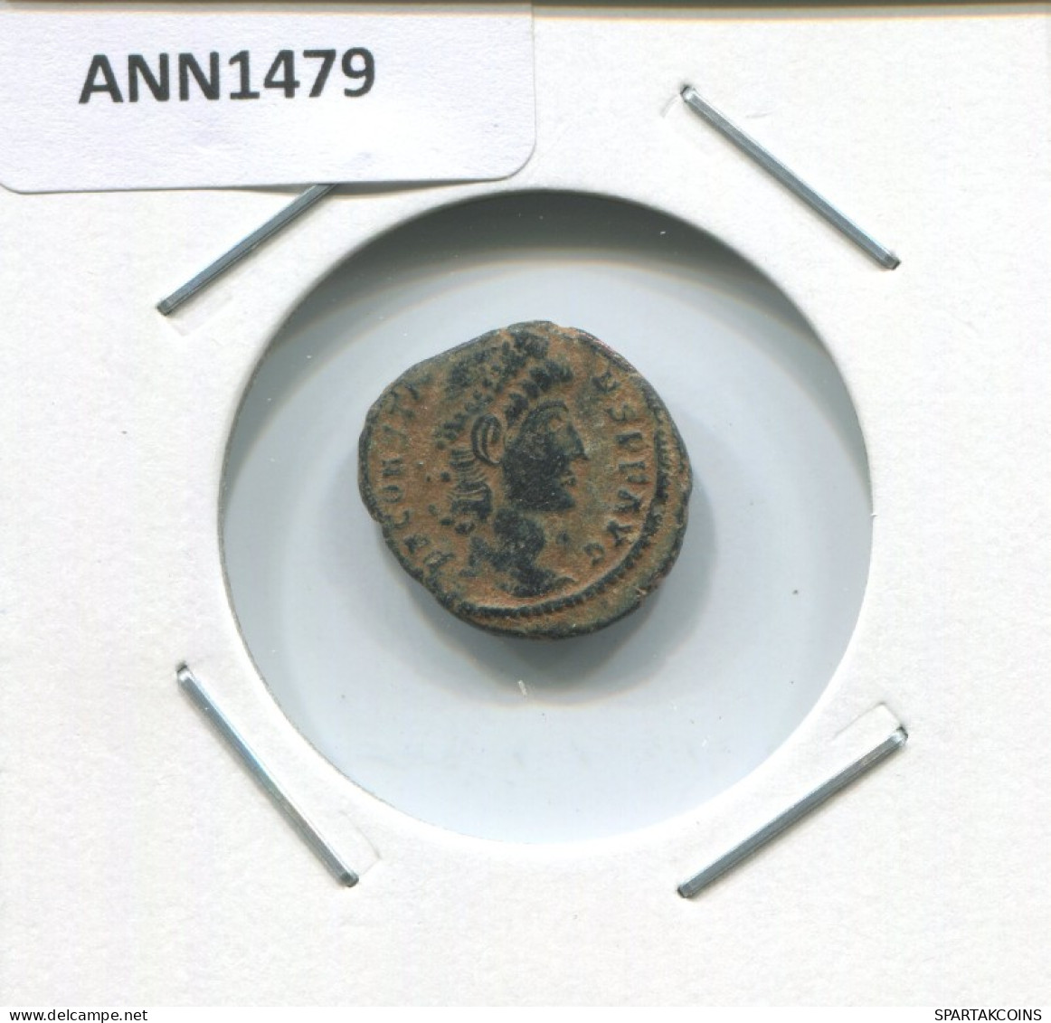 CONSTANTIUS II AD347-348 VOT XX MVLT XX 1.6g/15mm #ANN1479.10.F.A - Der Christlischen Kaiser (307 / 363)