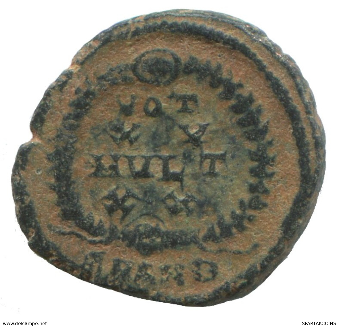 CONSTANTIUS II AD347-348 VOT XX MVLT XX 1.6g/15mm #ANN1479.10.F.A - El Imperio Christiano (307 / 363)