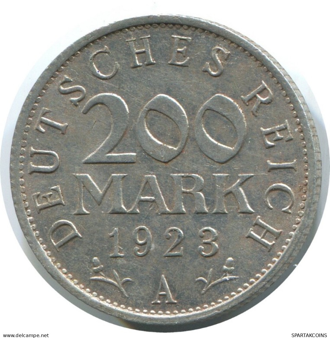 200 MARK 1923 A GERMANY Coin #AD687.9.U.A - 200 & 500 Mark