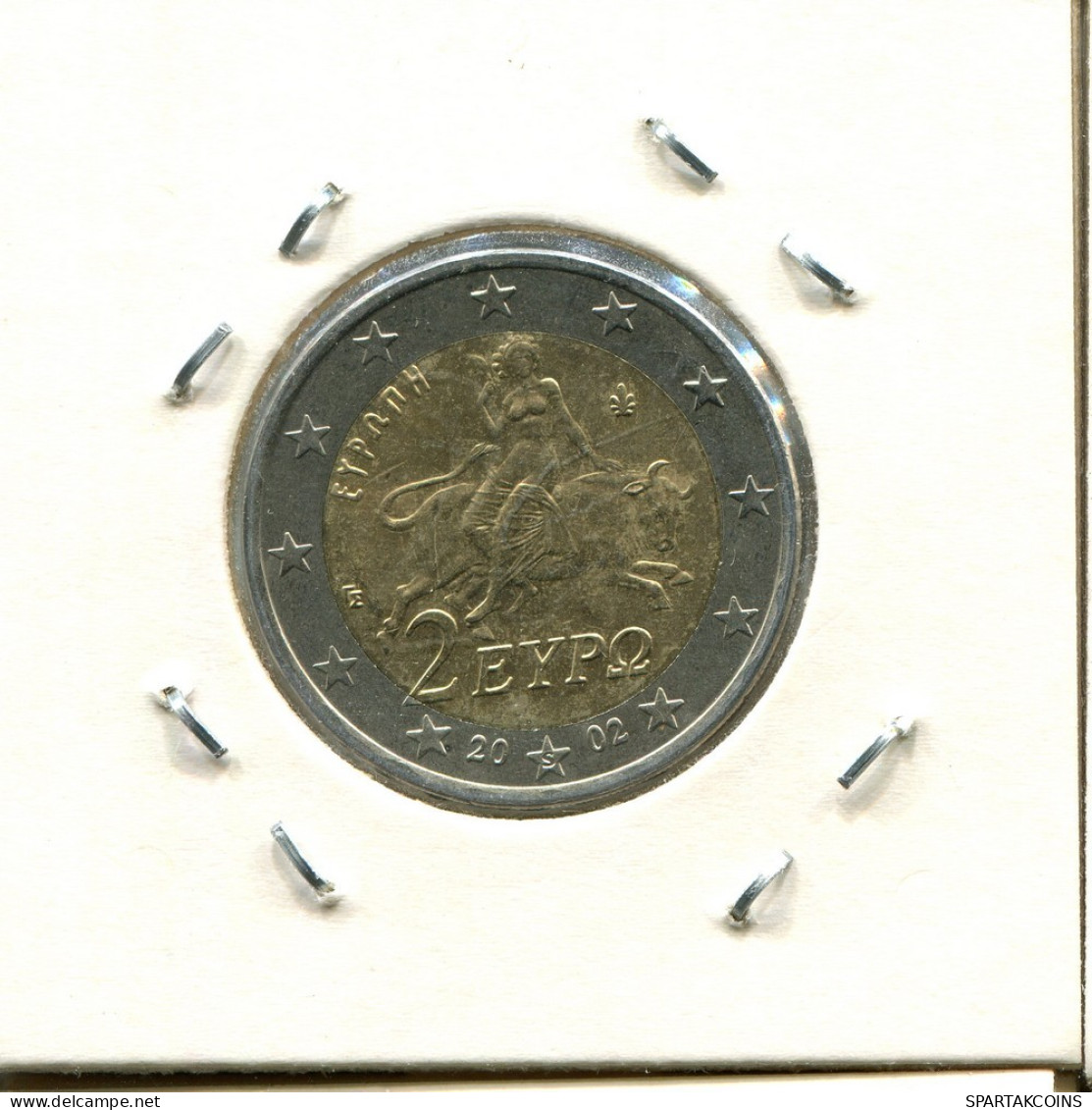 2 EURO 2002 S GRECIA GREECE Moneda BIMETALLIC #AS447.E.A - Griechenland