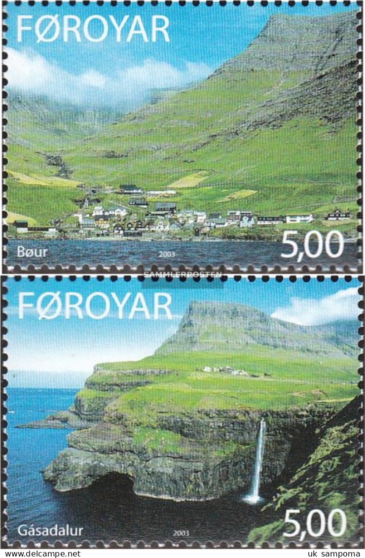 Denmark - Faroe Islands 460-461 (complete Issue) Unmounted Mint / Never Hinged 2003 Villages - Faeroër