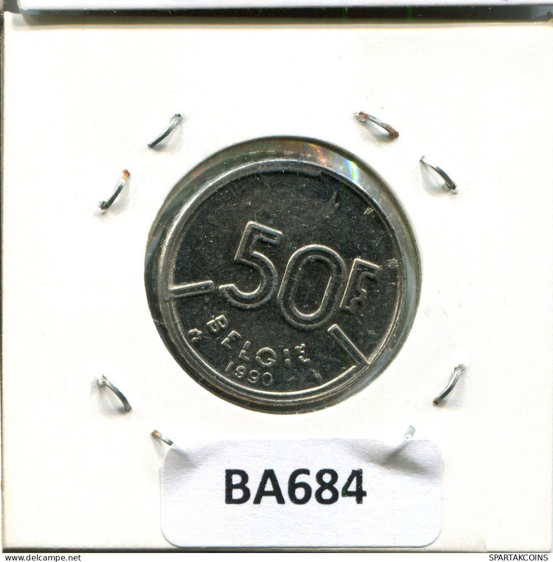 50 FRANCS 1990 DUTCH Text BELGIUM Coin #BA684.U.A - 50 Frank