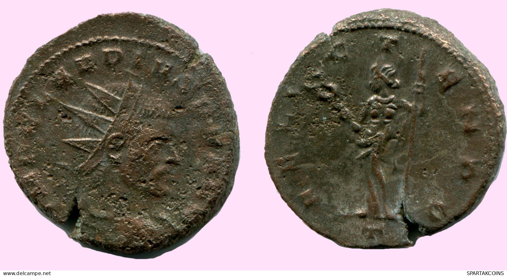 CLAUDIUS II GOTHICUS ANTONINIANUS RÖMISCHEN KAISERZEIT Münze #ANC11965.25.D.A - La Crisi Militare (235 / 284)