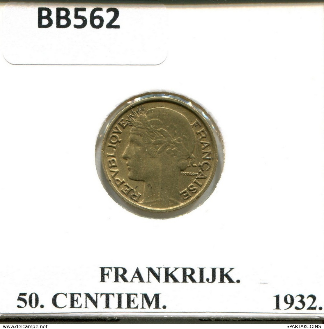 50 CENTIMES 1932 FRANKREICH FRANCE Französisch Münze #BB562.D.A - 50 Centimes